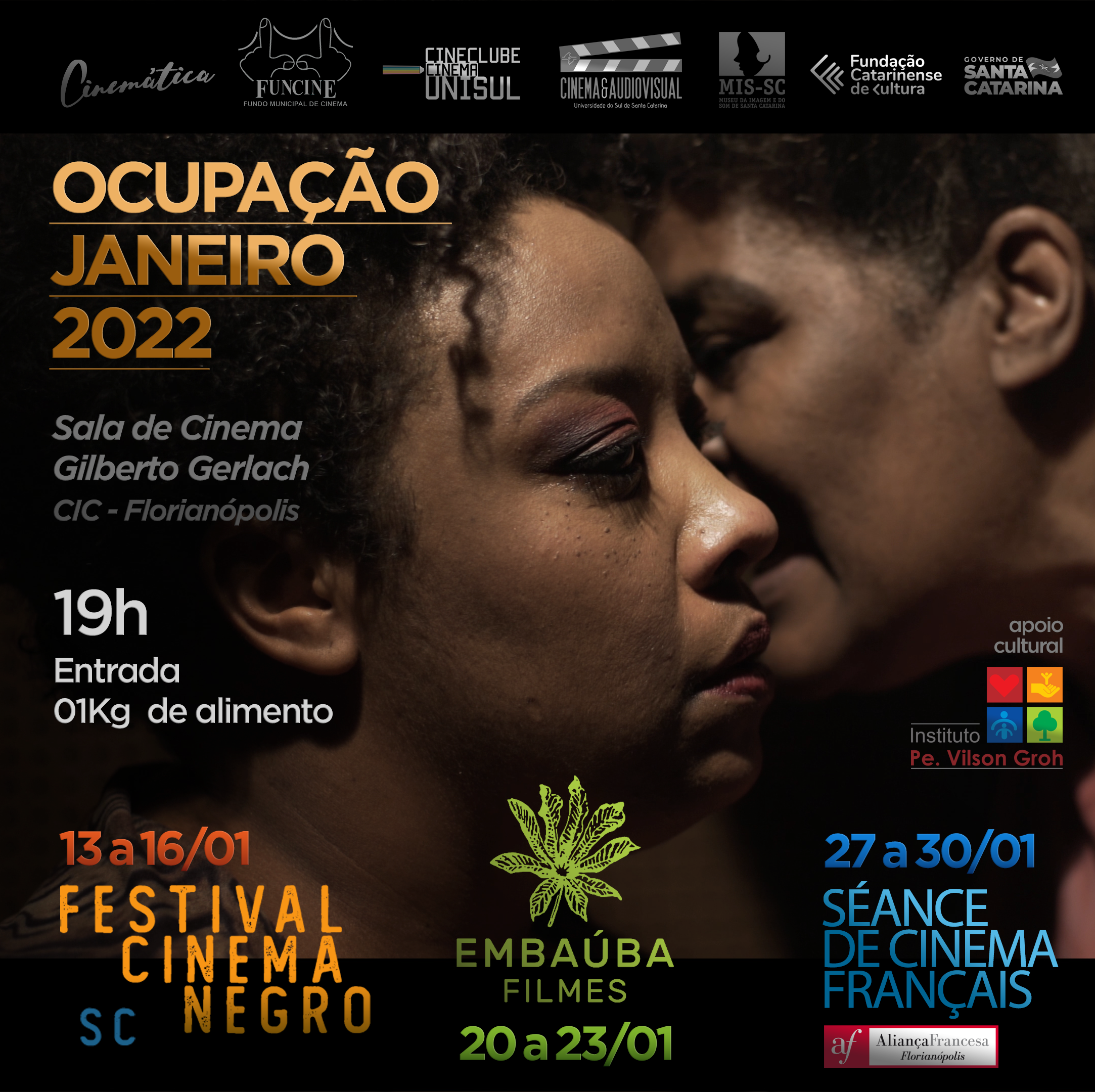 Ocupação Janeiro 2022: Festival, Semana e Mostra